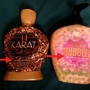 Tanning lotion and extender Designer Skin